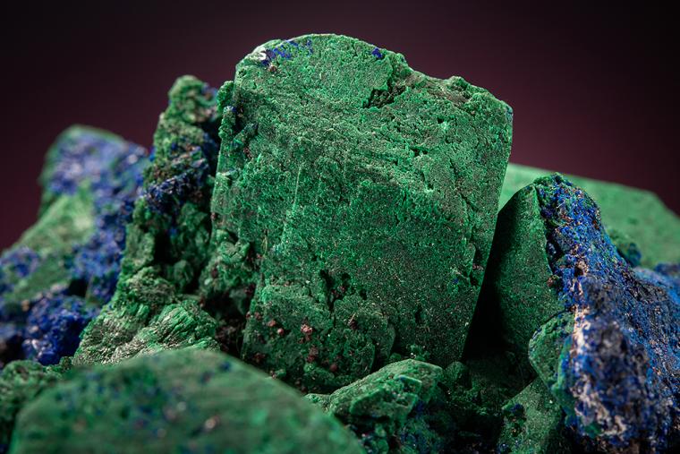 MALACHITE after AZURITE